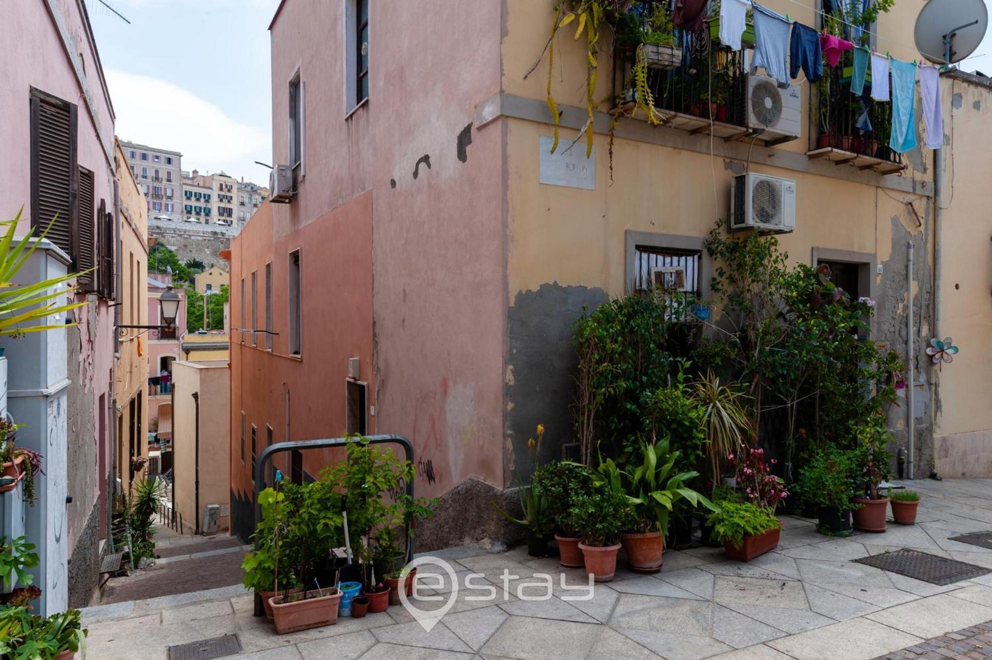 Charm In Siotto Pintor Apartment Cagliari Bagian luar foto